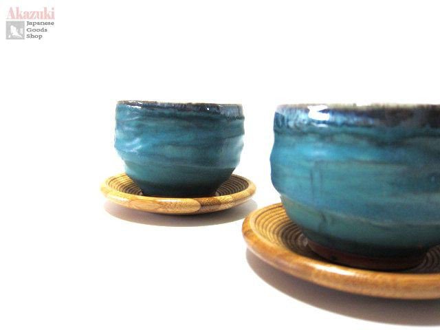 Midori tea cups TEA CUPS TOKONAME CERAMIC