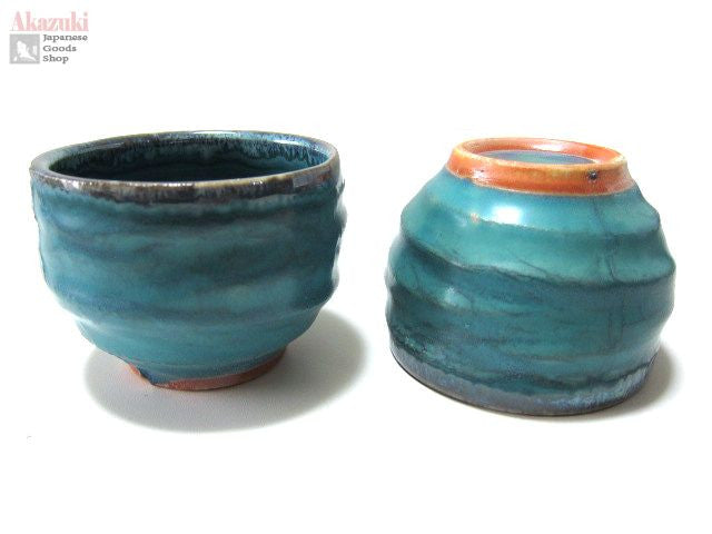 Midori tea cups TEA CUPS TOKONAME CERAMIC