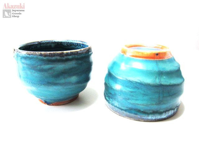 Midori tea cups TEA CUPS TOKONAME CERAMIC