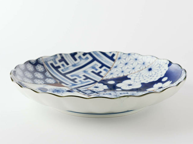 Yuzen plates CURRY PLATES MINO CERAMIC PLATES YUZEN