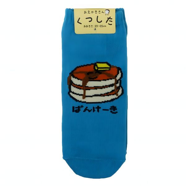 Pancake socks ANKLE EKAKI EUR 37~39 JP 23~25cm SOCKS UK 4~6 US Men 5~7 US Women 6~8