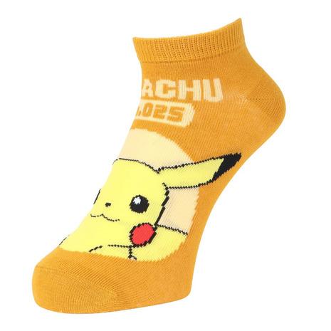 Pikachu socks 025 ANKLE EUR 37~39 JP 23~25cm POKEMON SOCKS UK 4~6 US Men 5~7 US Women 6~8