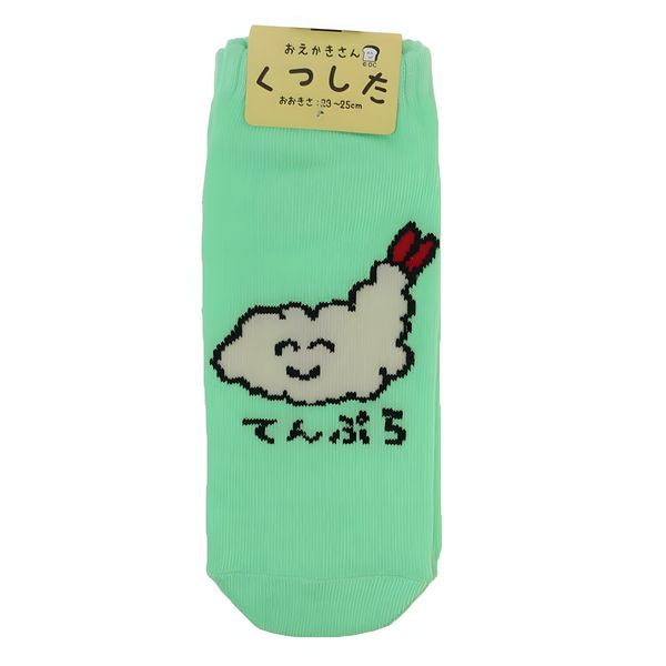 Tempura socks ANKLE EKAKI EUR 37~39 JP 23~25cm SOCKS UK 4~6 US Men 5~7 US Women 6~8