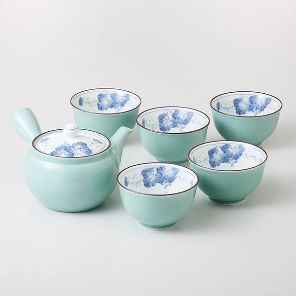 Budo tea set GIFT SETS HASAMI PORCELAIN TEA SETS