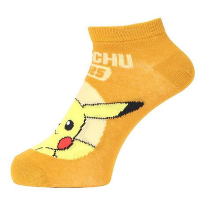 Pikachu socks 025 ANKLE EUR 37~39 JP 23~25cm POKEMON SOCKS UK 4~6 US Men 5~7 US Women 6~8