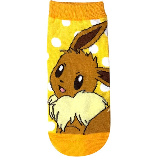 Eevee socks ANKLE EUR 37~39 JP 23~25cm POKEMON SOCKS UK 4~6 US Men 5~7 US Women 6~8