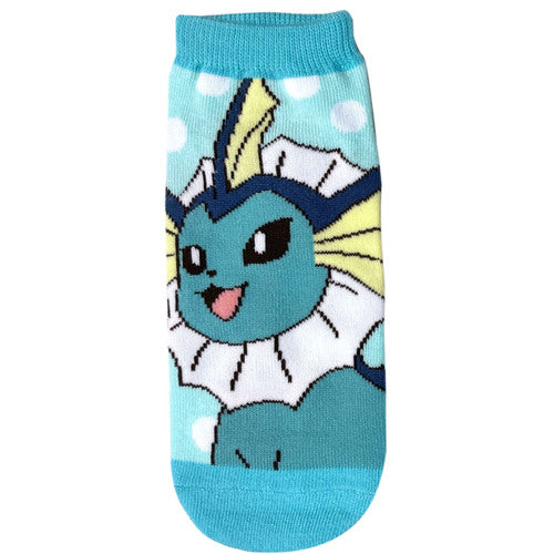 Vaporeon socks ANKLE EUR 37~39 JP 23~25cm POKEMON SOCKS UK 4~6 US Men 5~7 US Women 6~8