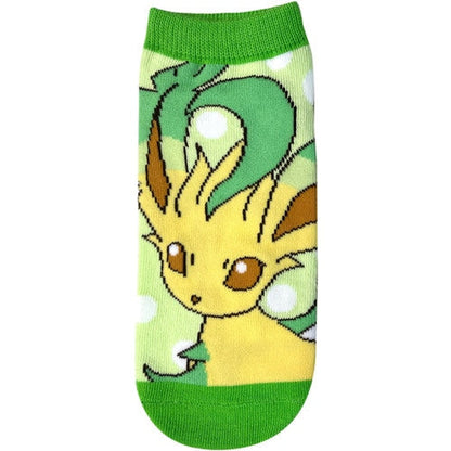 Leafeon socks (Copy) ANKLE EUR 37~39 JP 23~25cm POKEMON SOCKS UK 4~6 US Men 5~7 US Women 6~8