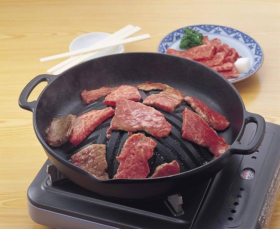 Iwachu yakiniku pan CAST IRON COOKWARE IWACHU POTS