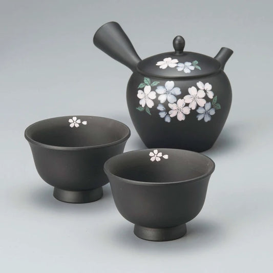 Sakura tokoname tea set GIFT SETS TEA SETS TOKONAME CERAMIC