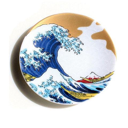 Hokusai plate KUTANI PORCELAIN PLATES SMALL PLATES