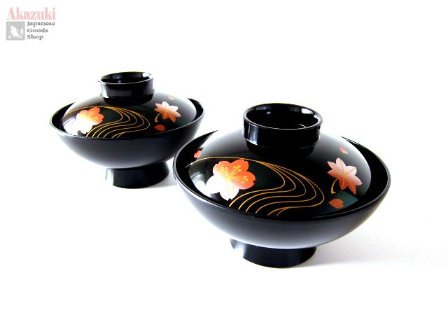 Sakura bowls with lids BOWLS BOWLS WITH LIDS PLASTIC BOWLS RICE BOWLS SOUP BOWLS