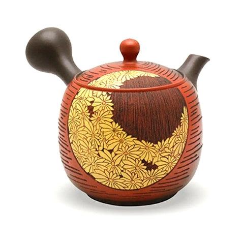 Kinsai kiku kyusu TEAPOTS TOKONAME CERAMIC