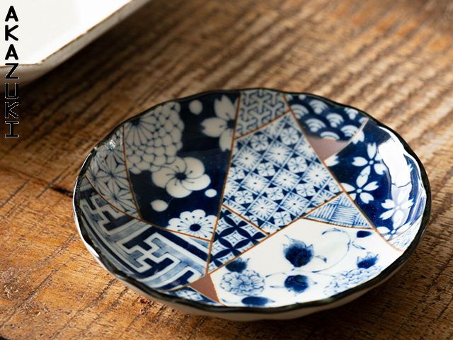 Yuzen small plates MINO CERAMIC PLATES SMALL PLATES YUZEN