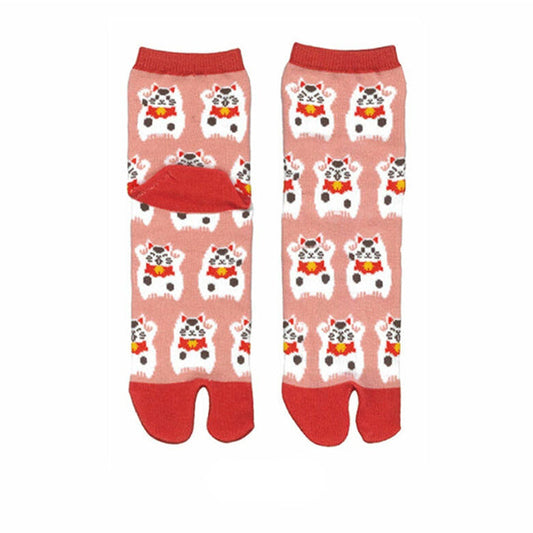 Manekineko socks EUR 36~38 JP 22~24cm MADE IN JAPAN SOCKS TABI UK 3~5 US Men 4~6 US Women 4~6