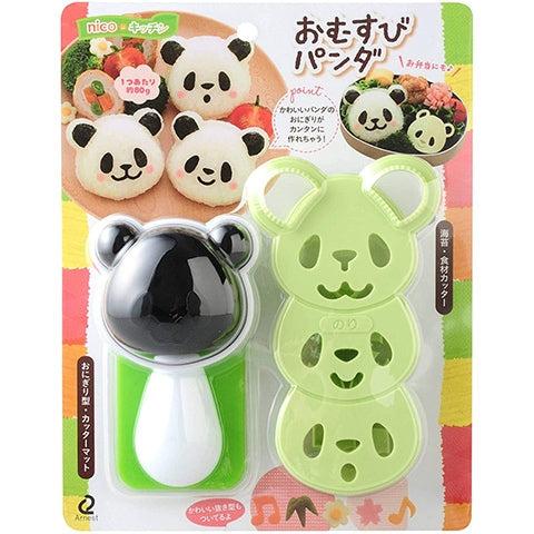 Onigiri panda kit BENTO ACCESSORIES FOOD CUTTERS KIT ONIGIRIS RICE MOLDS