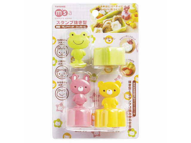 Bread Cutter Sets "Animal Stamp" BENTO ACCESSORIES FOOD CUTTERS