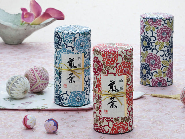 Botan tea canisters TEA CANISTERS WASHI